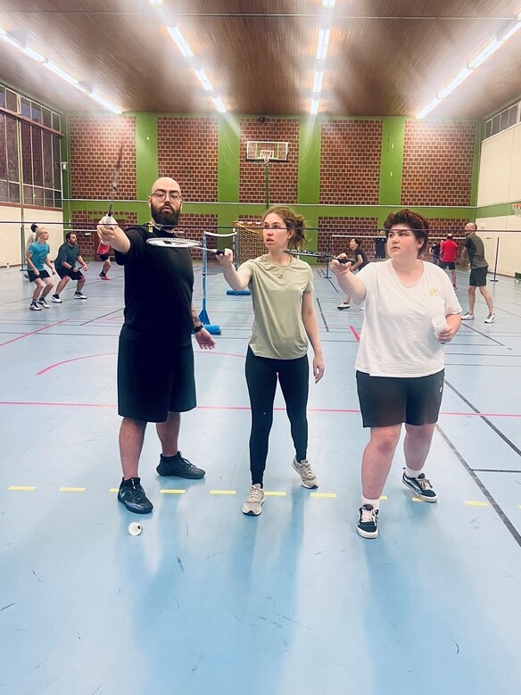 entrainement prise raquette